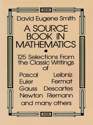 cover image of A Source Book in Mathematics